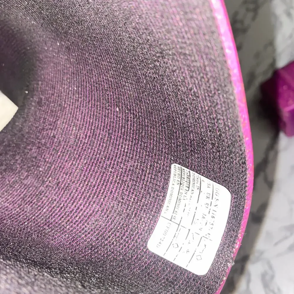 UGG Girls Pink Rubber Glitter Raana Rain Boots Youth Size 4